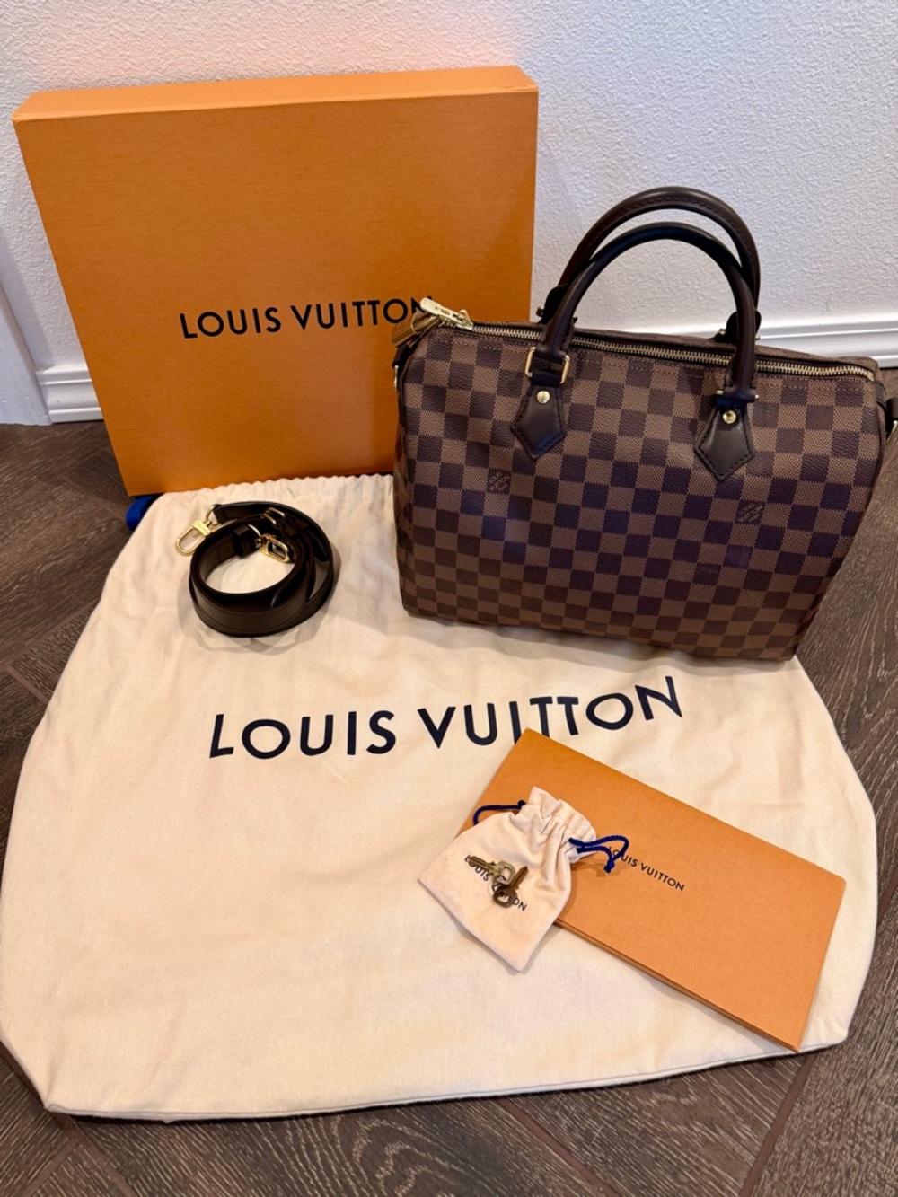 Louis Vuitton Speedy 30 Bandouliere Damier